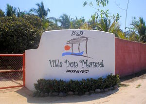 Entrance at Villa Don Manuel